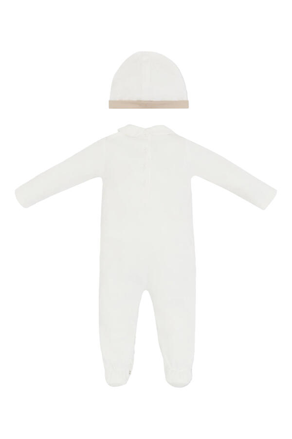 Kids Cotton Playsuit & Hat Set