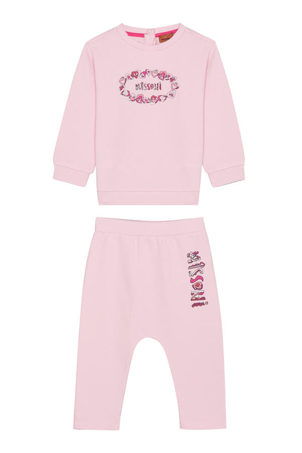 Kids Heart Jersey Tracksuit Set