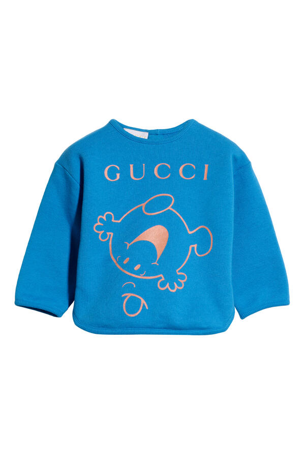 Kids Felted Cotton Sweatshirt