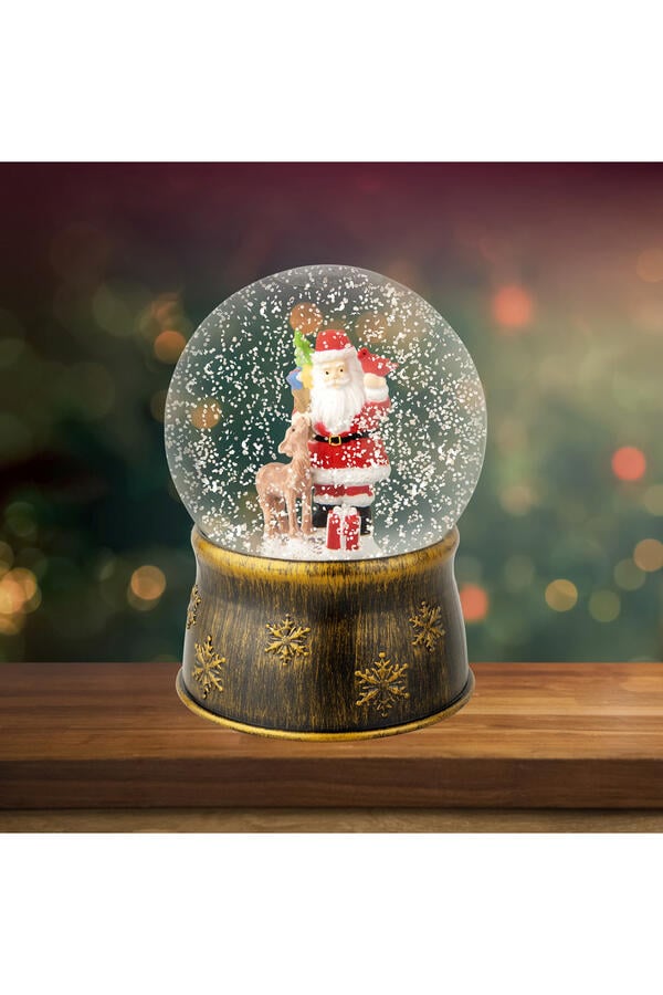 LED Snowglobe Plastic Snowglobe Steady BO Indoor