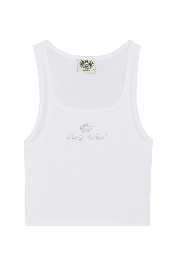 Juicy Crown Ribbed Tank Top
