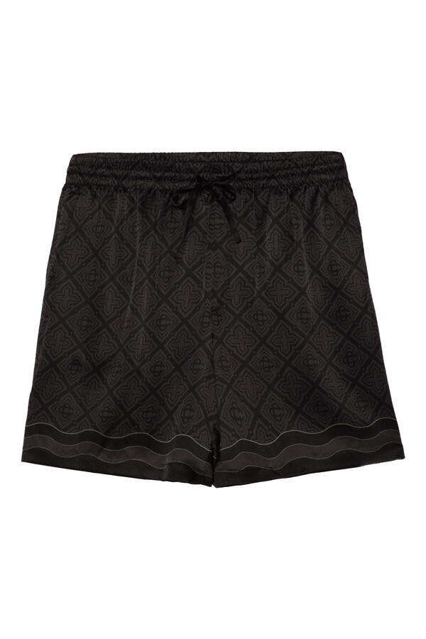 Monogram Silk Shorts