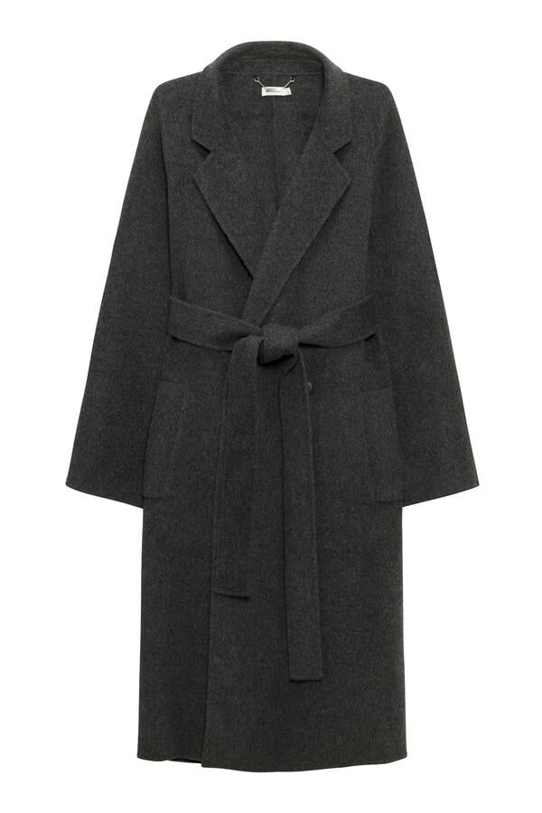  Sutton Double Breasted Wool Coat