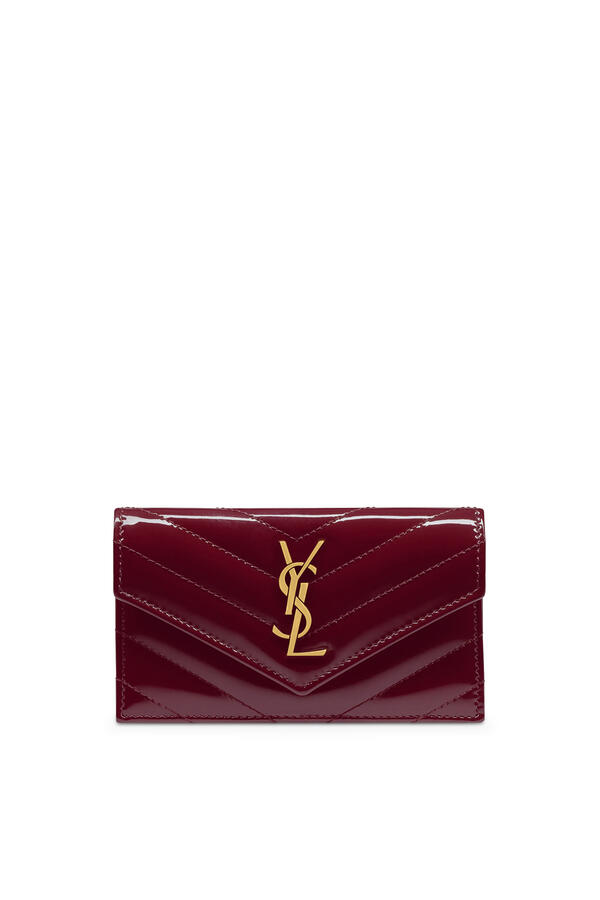 Fragments Zipped Credit Card Case with Flap