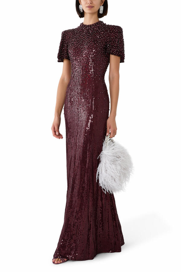 Kiku Short Sleeves Gown
