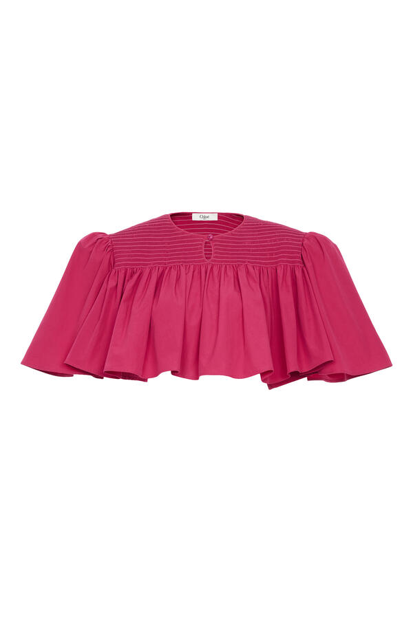 Gathered Cropped Top