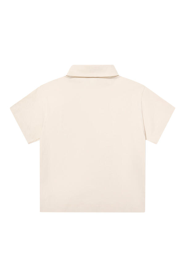 قميص بولو قطن للأطفال