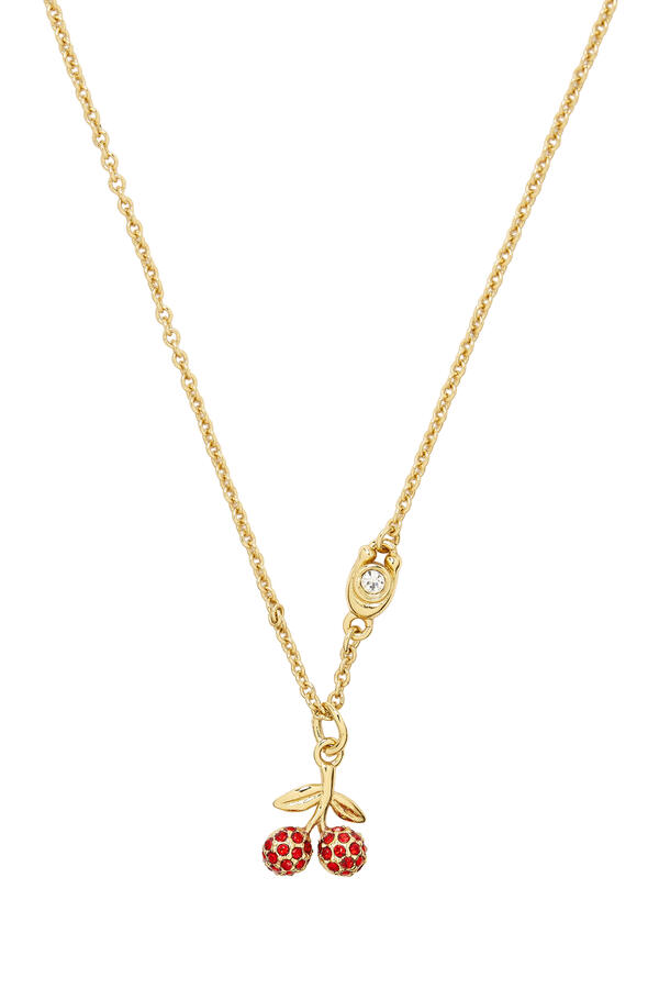 Pavé Cherry Pendant Necklace