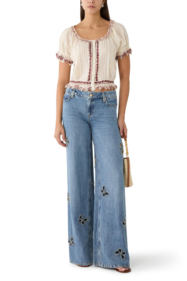 McLaine Puff Sleeve Blouse