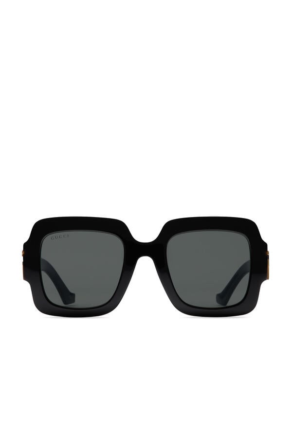  Square-Frame Double G Sunglasses