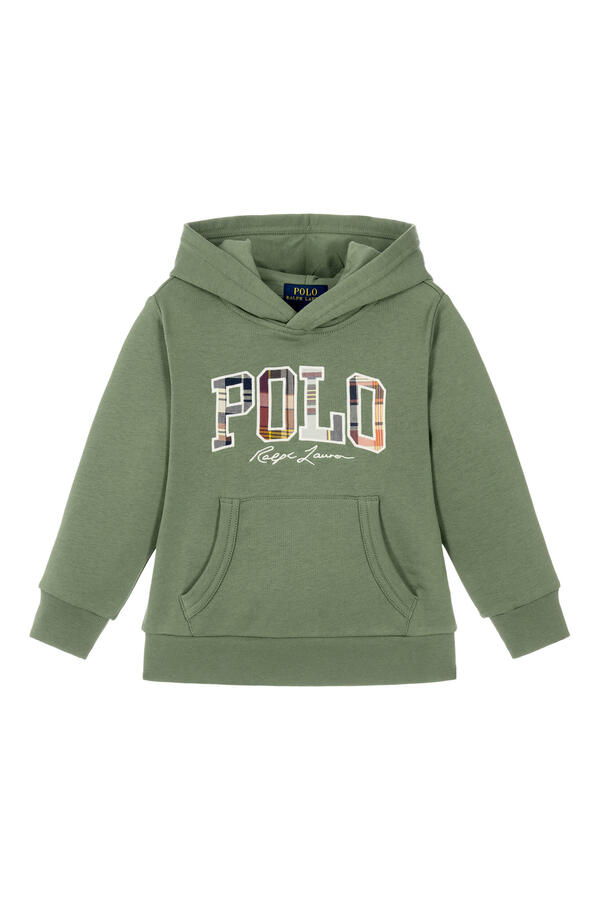 Kids Madras Logo Cotton Jersey Sweatshirt