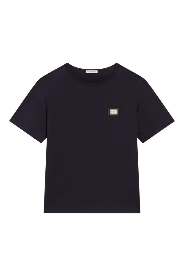 Kids Logo Plaque Oversized Jersey T-Shirt