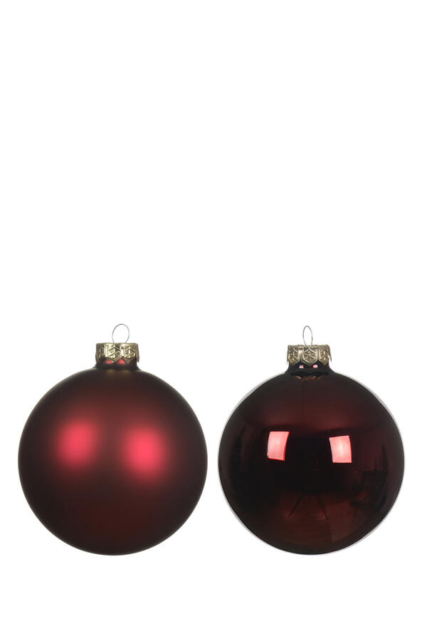 Glass Bauble, Set of 6 