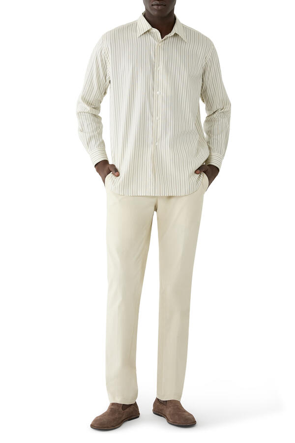 Cotton Gabardine Journey Trousers 