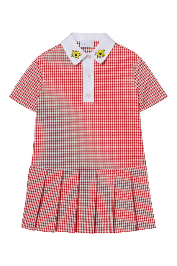 Kids Gingham Cotton Dress