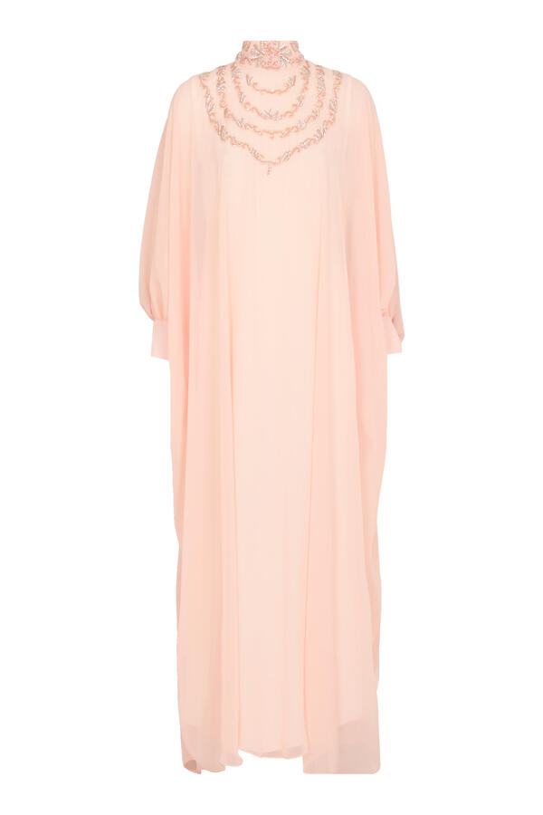High Neck Embellished Kaftan