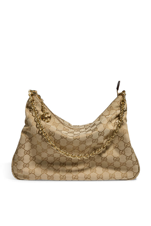 Lady Lunetta Chain Medium Shoulder Bag 