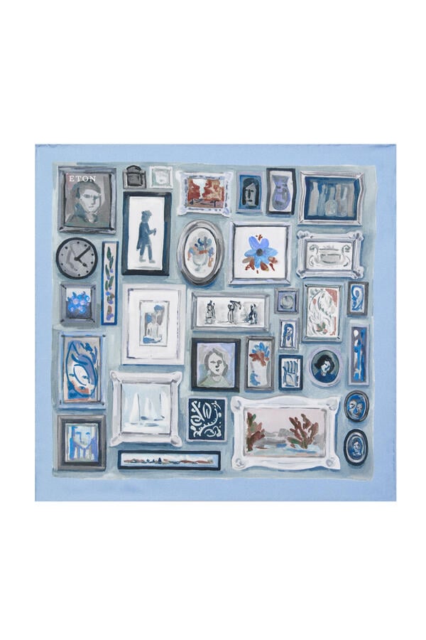 Portrait Silk Twill Pocket Square