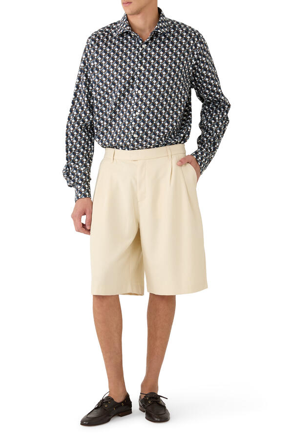 Geometric Print Shirt