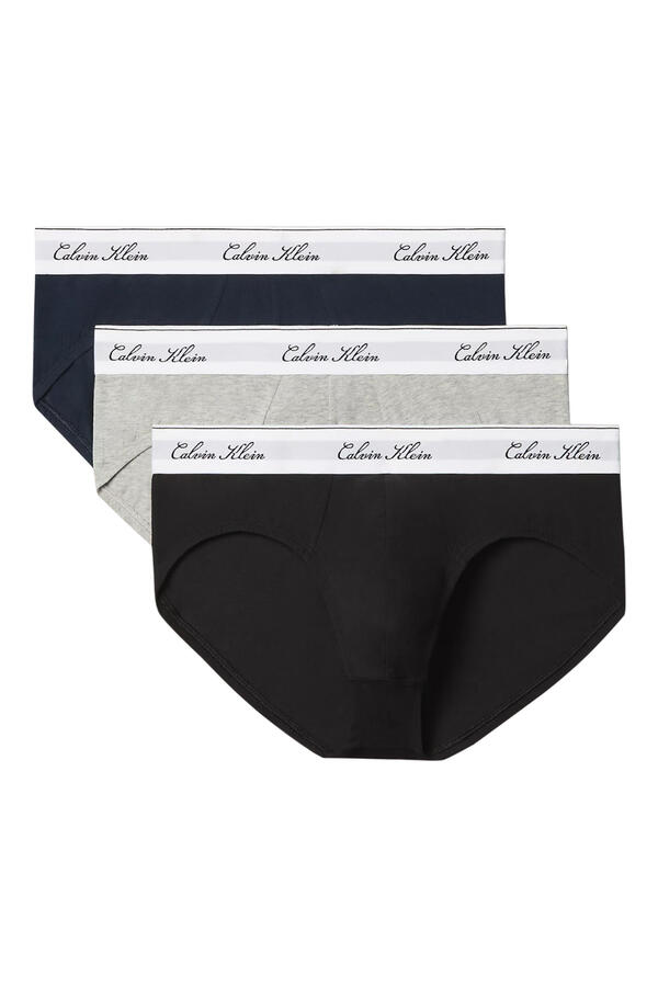 Icon Cotton Stretch Hip Briefs, Set of 3