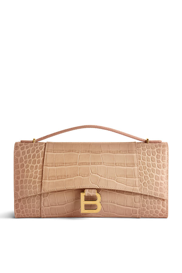 Small Hourglass Top-Handle Bag