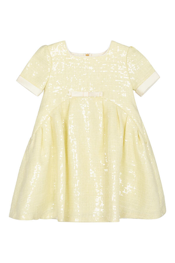 Kids Sequined Bouclé Party Dress