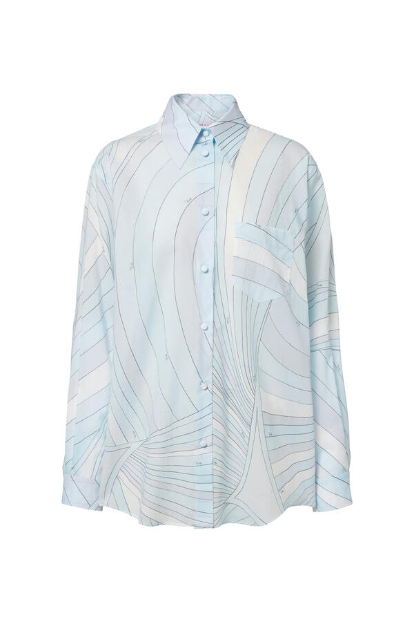 Iride Print Muslin Shirt