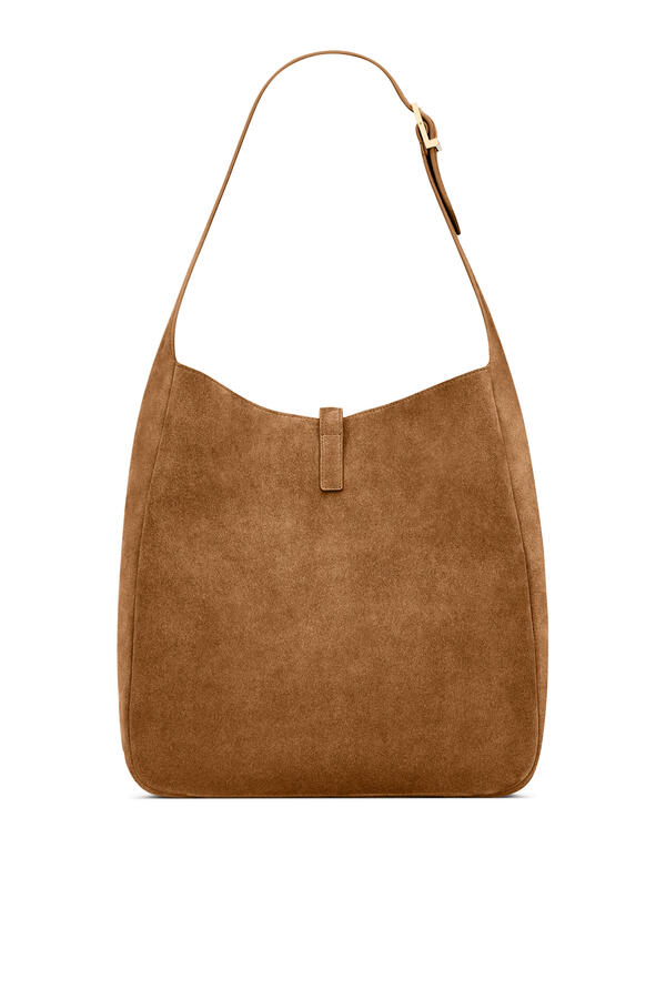 Le 5 À 7 Supple Large Bag in Suede