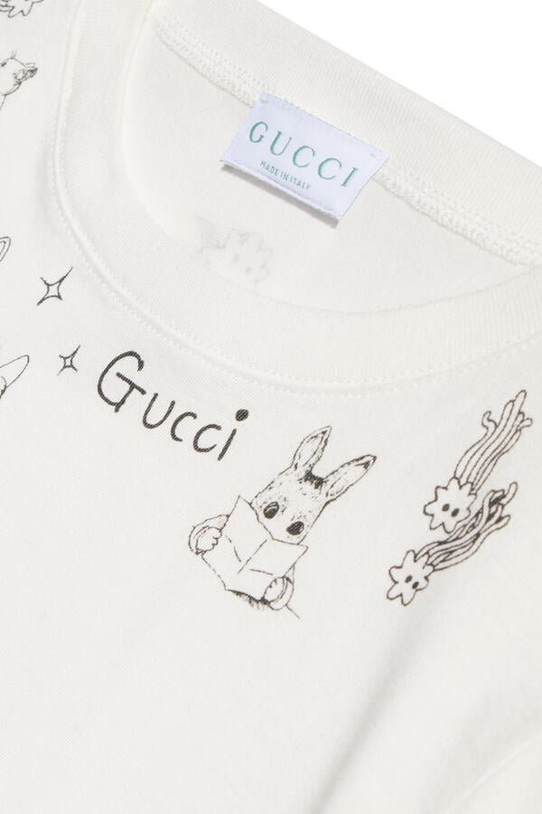 Kids Logo Animals-Print T-Shirt