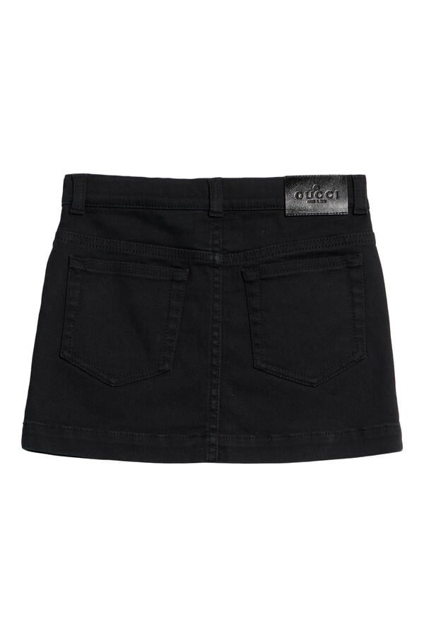 Kids Horsebit-Detail Mini Skirt
