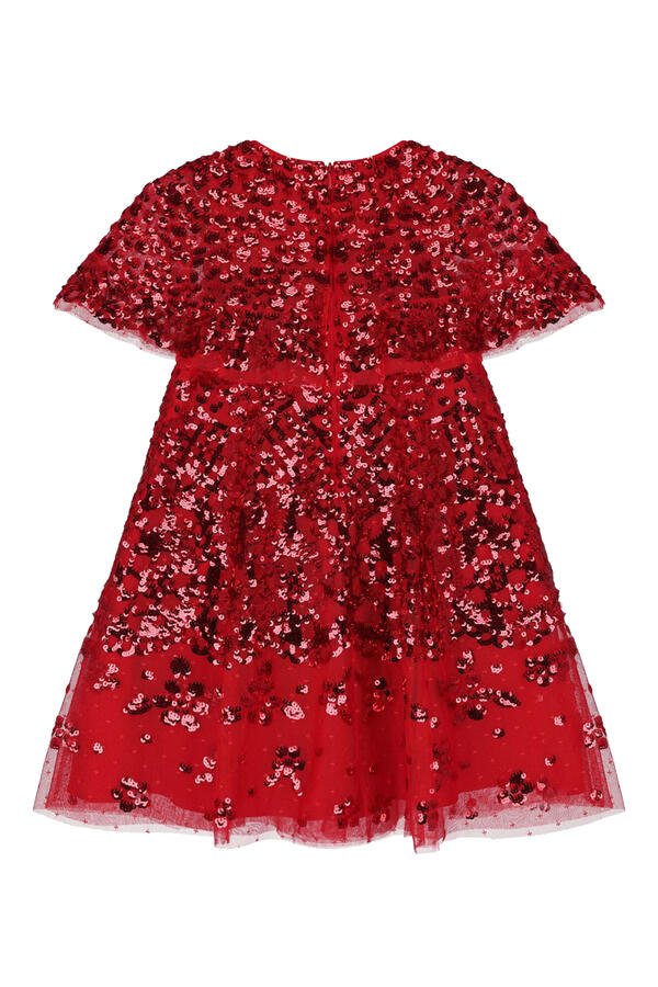 Kids Snowdrop Cape Gown 