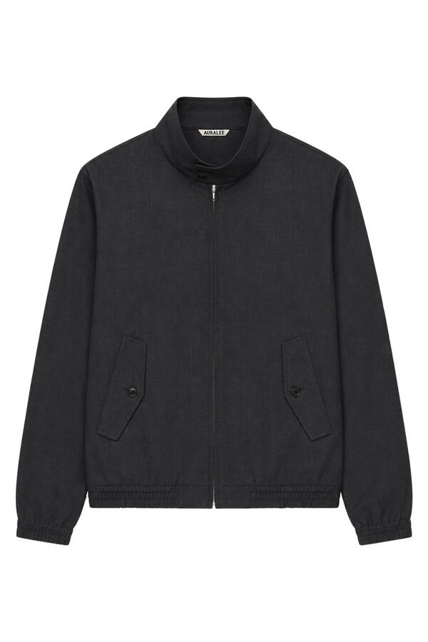 Ultra Fine Tropical Wool Zip Blouson