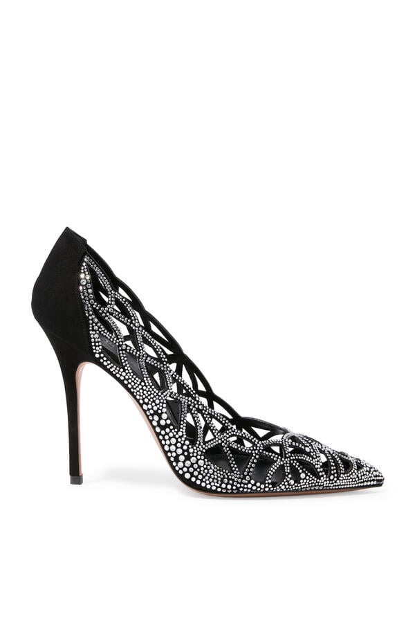 Merveille 105 Crystal Cut-Out Pumps