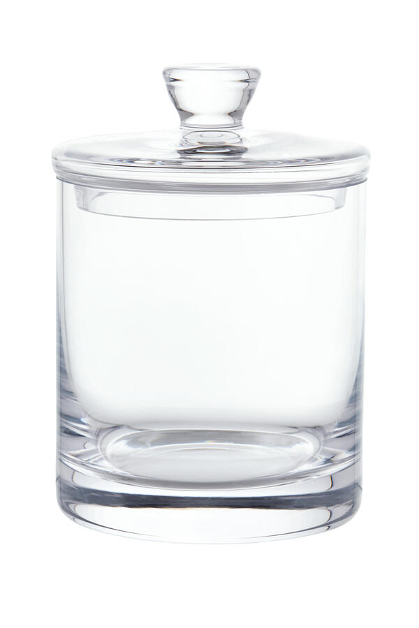 Tall Glass Storage Jar