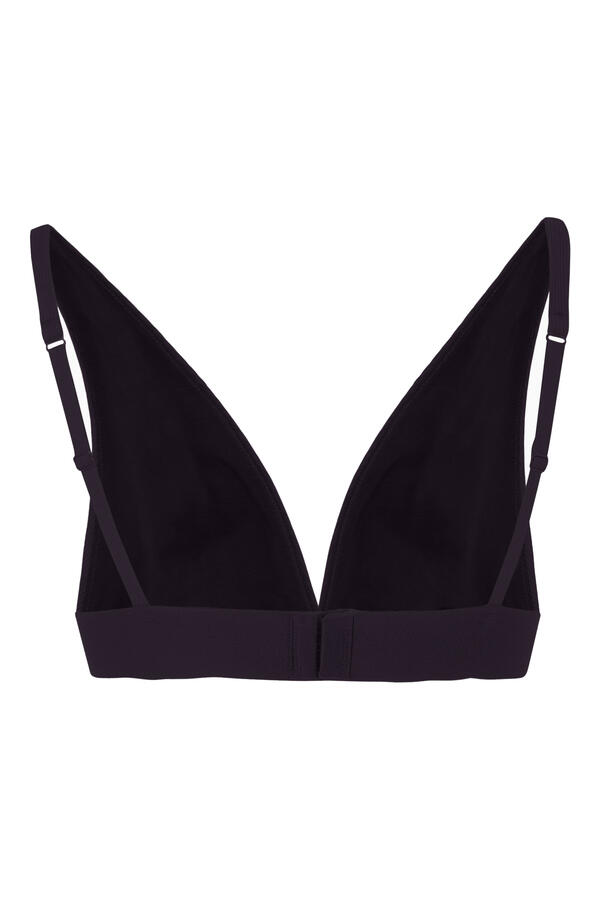 Cotton Plunge Bralette