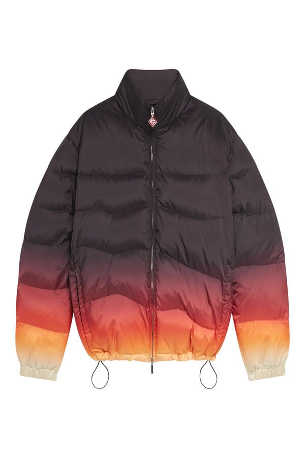  Gradient Quilted Puffer Jacket 