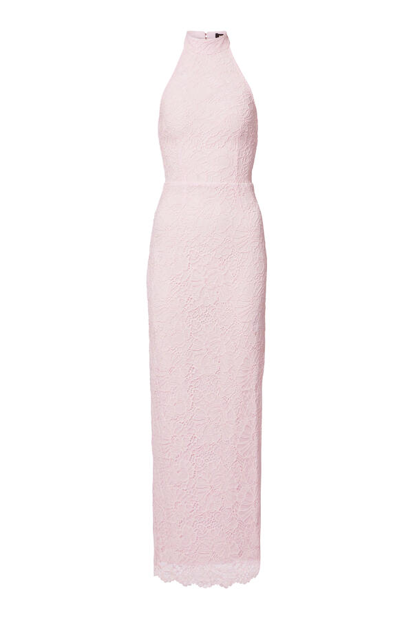 Halterneck Lace Gown