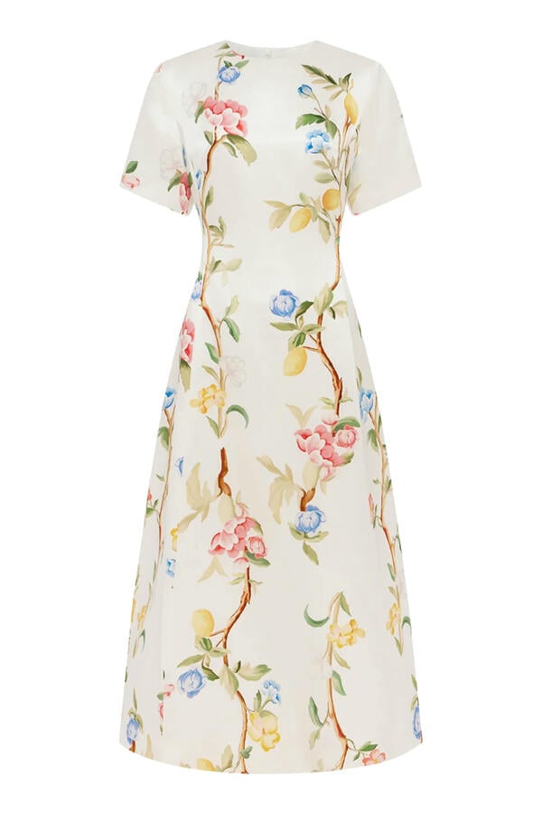 Caroline Short Sleeve Midi Dress