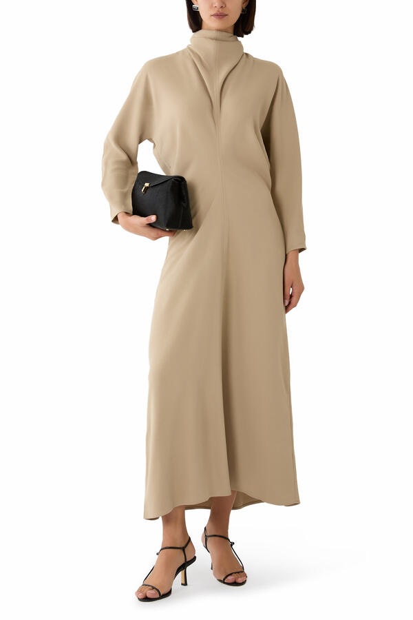 Slouch Waist Scarf Dress