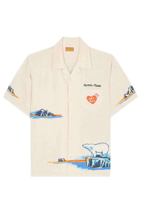 Camp Collar Printed Shirt