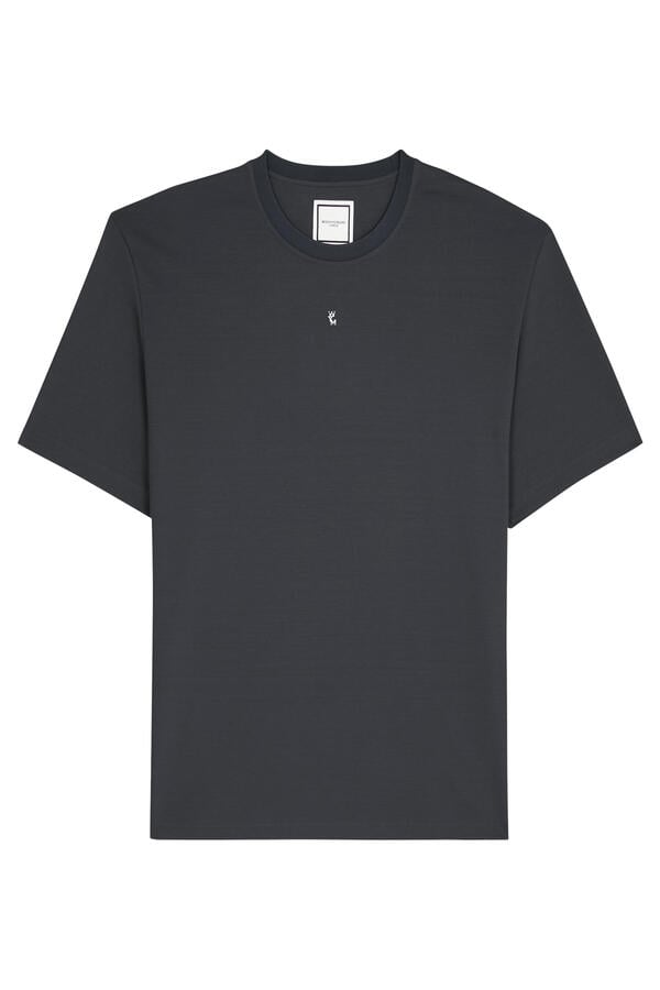 Metal Logo Cotton T-Shirt