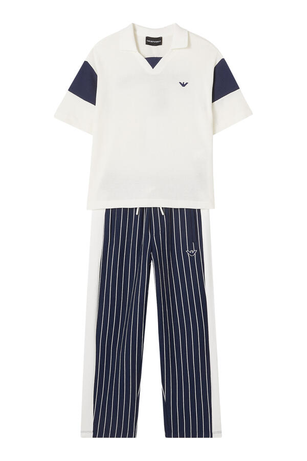 Kids Striped Detail Trousers