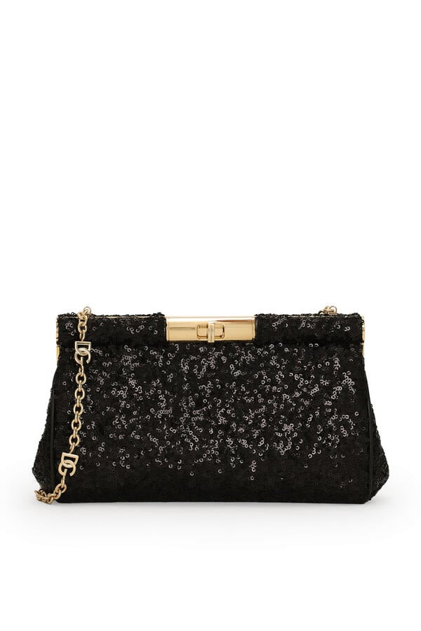 Medium Marlene Satin Shoulder Bag