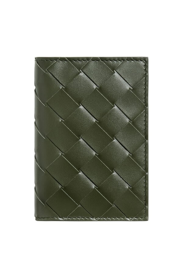 Intrecciato Flap Card Case