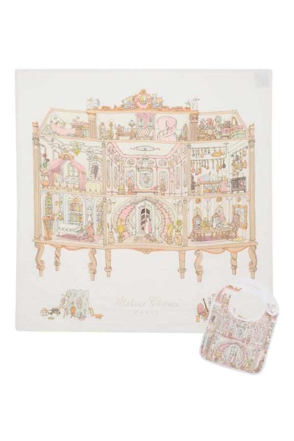 Kids Carré & Bib Set – Doll House