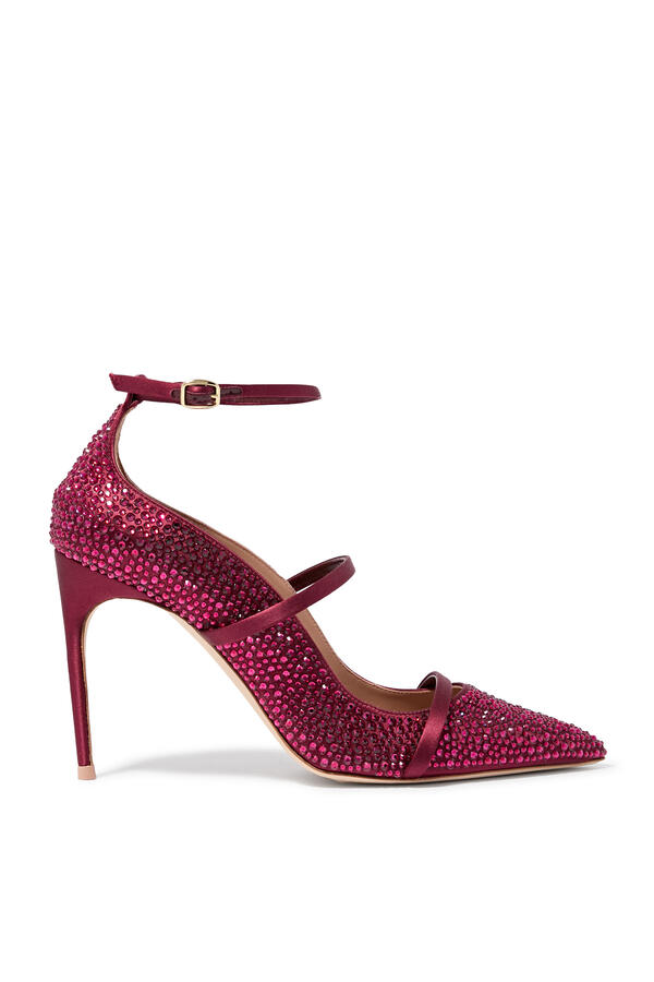Diaz 90 Satin Heeled Pumps