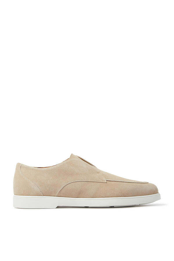 H01 Velour Abisso Slip-On Loafers