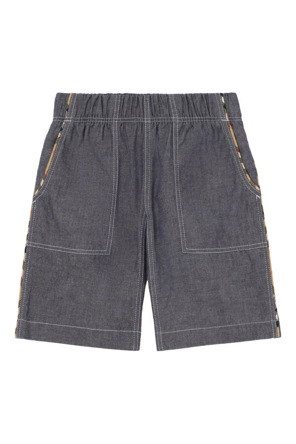 Kids Cotton Cargo Shorts