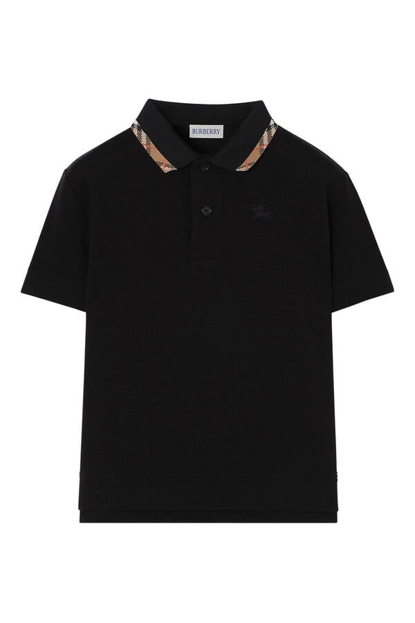 Kids Cotton Piqué Polo Shirt 