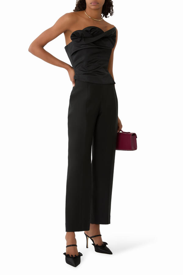 Cecile Satin Heeled Mules